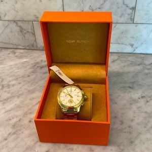Tory Burch Gold Watch Brand new with tags.